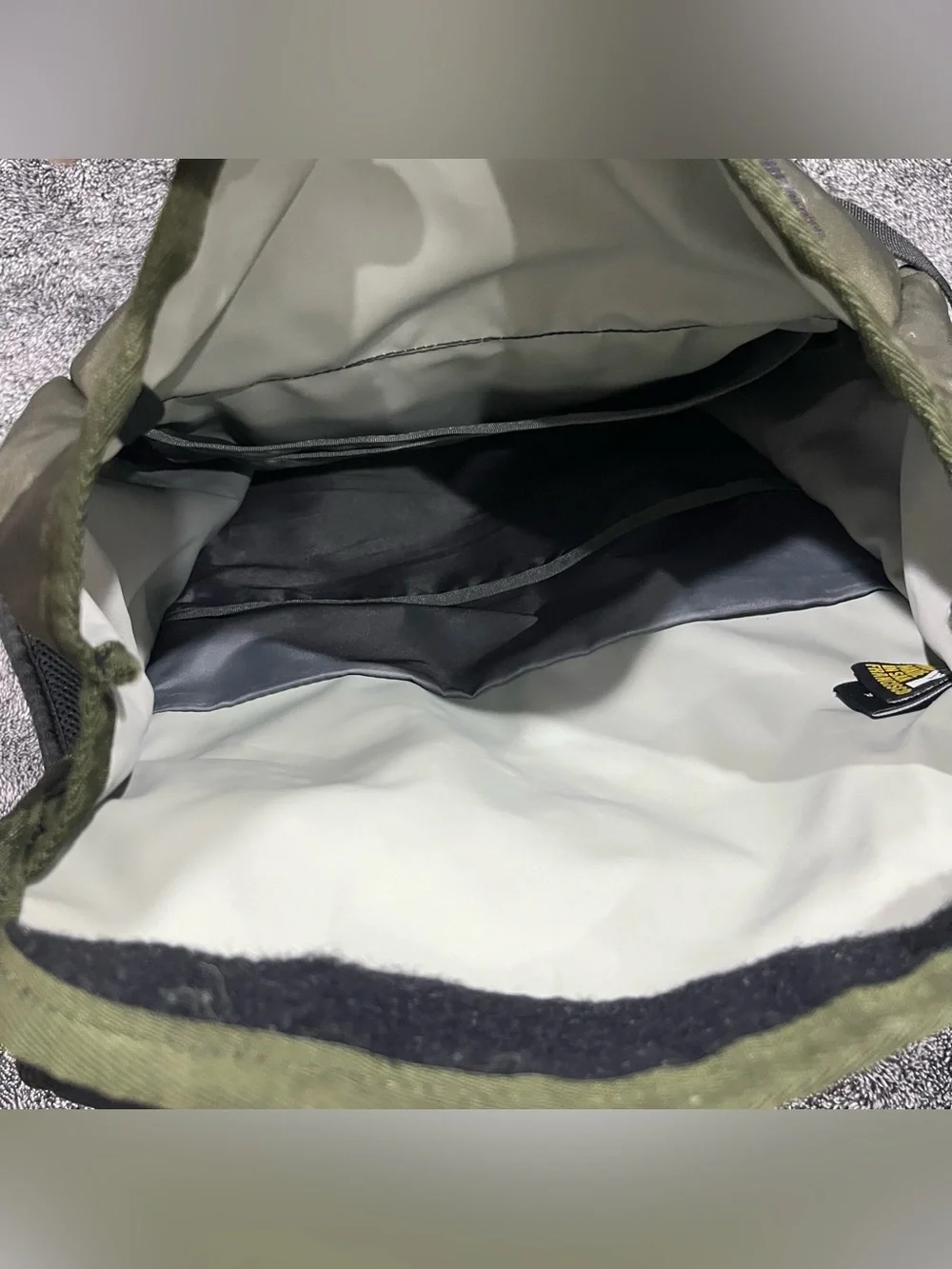 Timbuk2 Grid backpack army green and black colorway